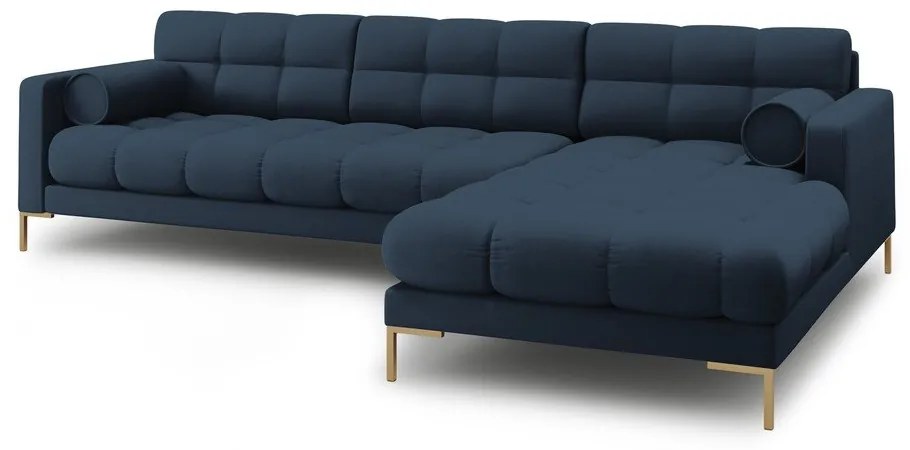Divano angolare blu (angolo destro) Bali - Cosmopolitan Design
