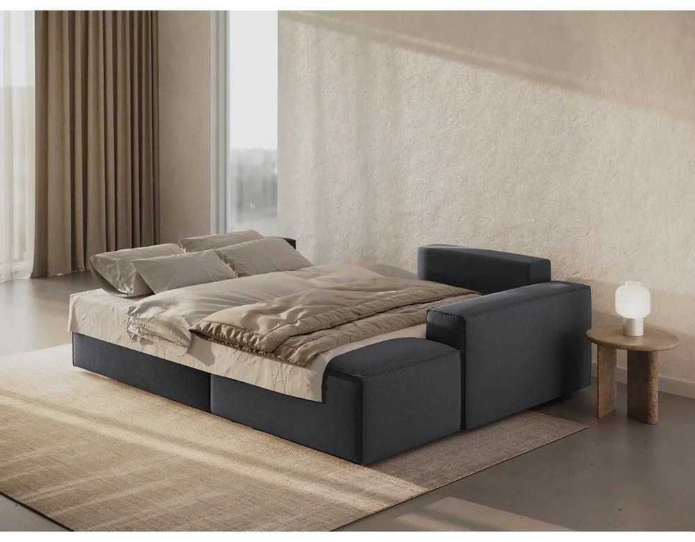 Divano letto angolare grigio scuro (angolo destro) Jodie - Micadoni Home