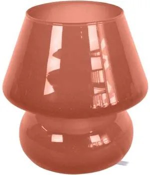 Tosel  Lampade d’ufficio lampada da comodino tondo vetro terracotta  Tosel