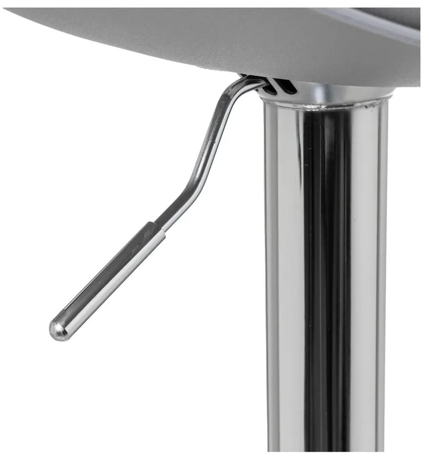 Sgabelli da bar grigi ad altezza regolabile in similpelle in set di 2 (altezza seduta 56,5 cm) - Casa Selección