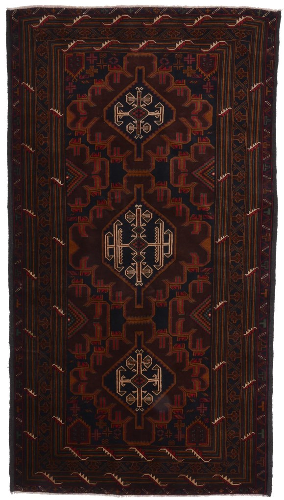 Beluch Tappeto orientale 200x110 (Afghanistan) Annodato A Mano