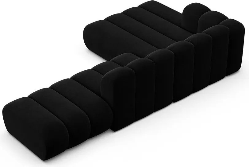 Divano angolare antracite ad angolo sinistro Lupine - Micadoni Home