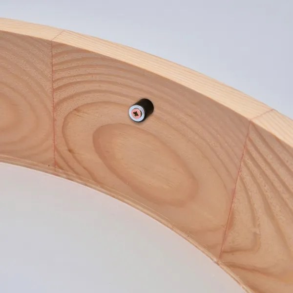 Lampada da soffitto NATURAL 2xE27/60W/230V Ø 37,5 cm in pino