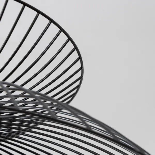 Brilagi - Lampada a sospensione LED su cavo CERIA WIRE 1xE27/40W/230V Ø 60 cm nera