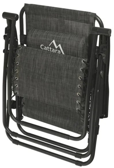 Sedia pieghevole regolabile antracite