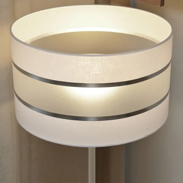 LED Lampada da terra HELEN 1xE27/15W/230V bianca