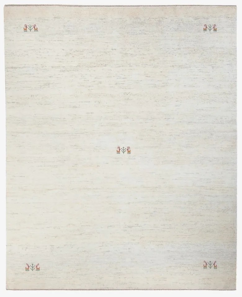 Gabbeh Tappeto persiano 200x240 Beige (Iran) Annodato A Mano