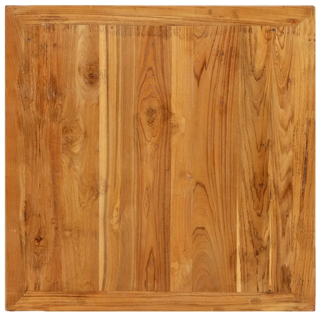 Tavolo da bar in teak massello di recupero 60x60x107 cm