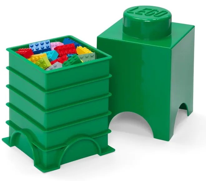 Scatola di immagazzinaggio verde - LEGO®
