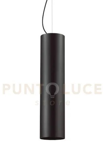 Lampada a sospensione 1 luce tube d9 nero