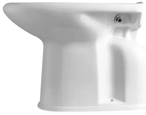 Water bidet combinato in ceramica con scarico a pavimento H 40 cm