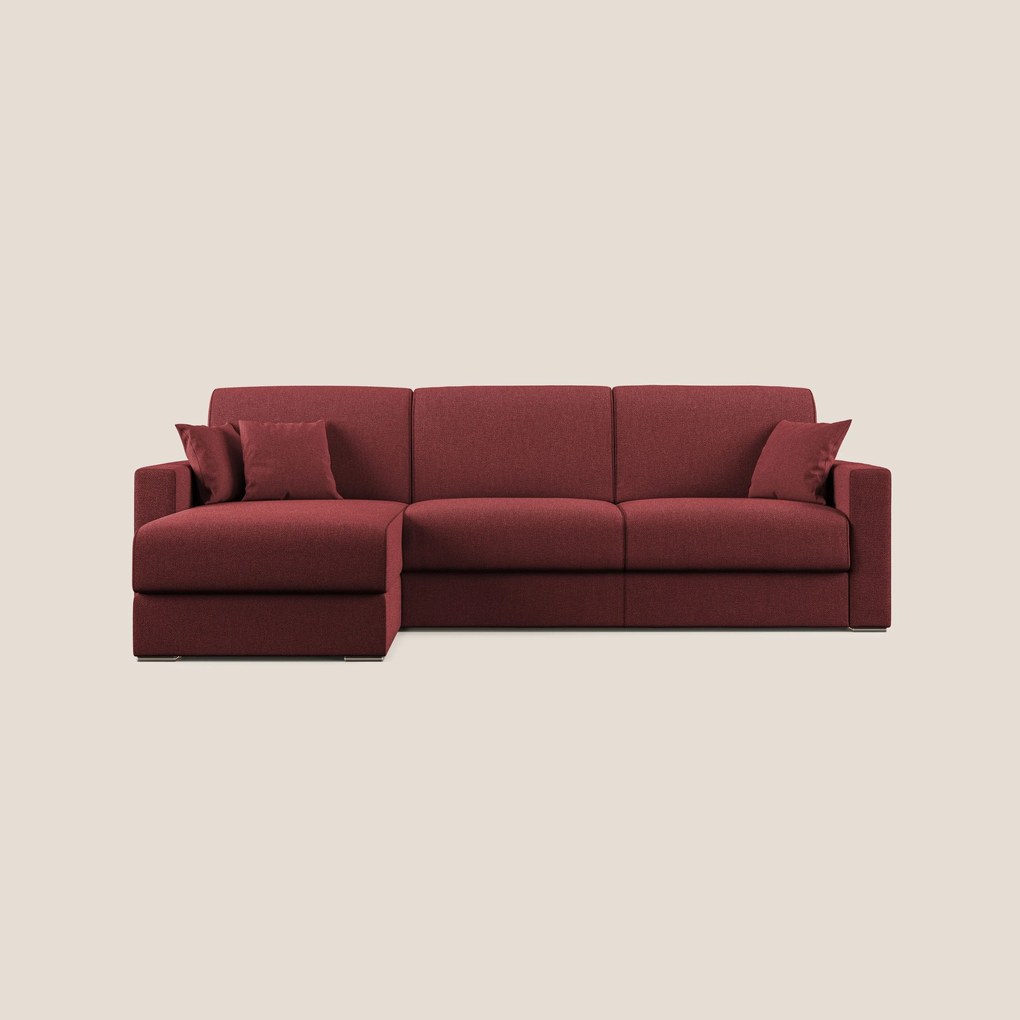 Best Divano letto angolare con penisola in tessuto smacchiabile QuickClean T08