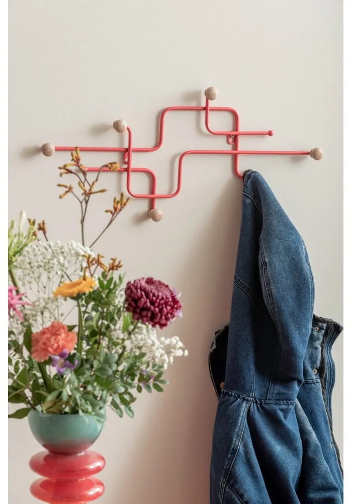 Attaccapanni da parete grigio in metallo 60,5 cm Metro – PT LIVING