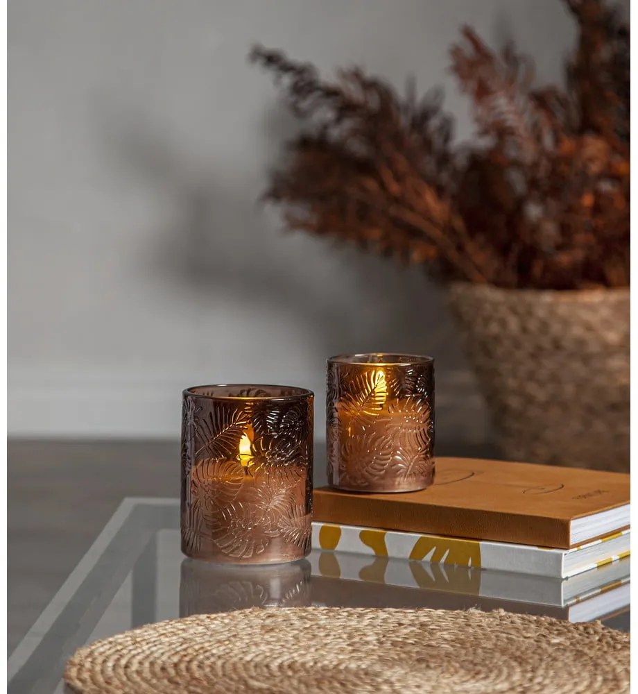 Candela a LED (altezza 12,5 cm) Flamme Leaf - Star Trading