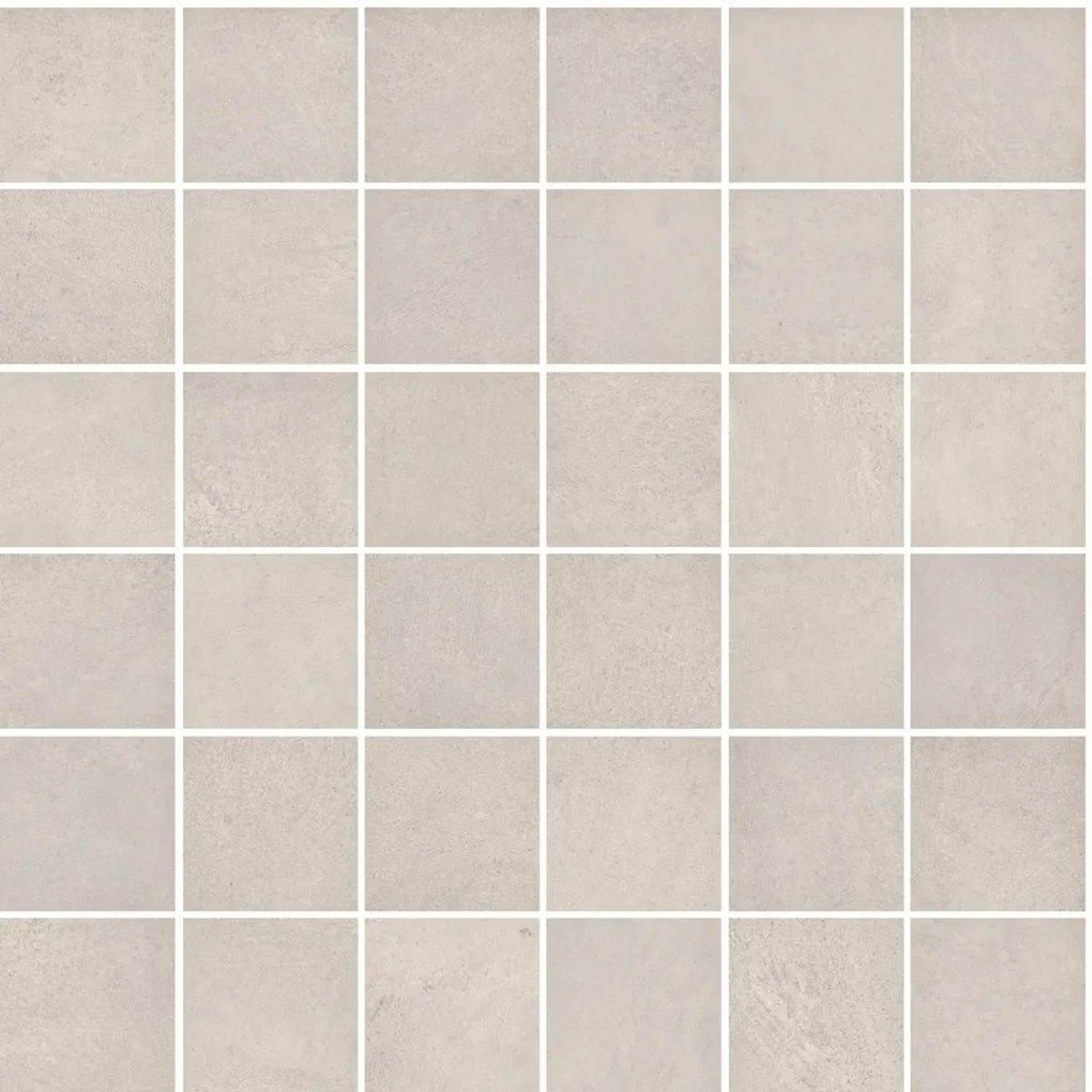 Decoro 30x30 cm mosaico blanc effetto resina 10 mm in gres fine porcellanato Ragno Re Solution 00R6RD04