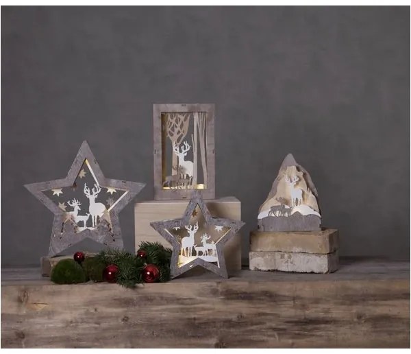 Eglo 410413 - Decorazione LED di Natale FAUNA 10xLED/0,03W/2xAAA