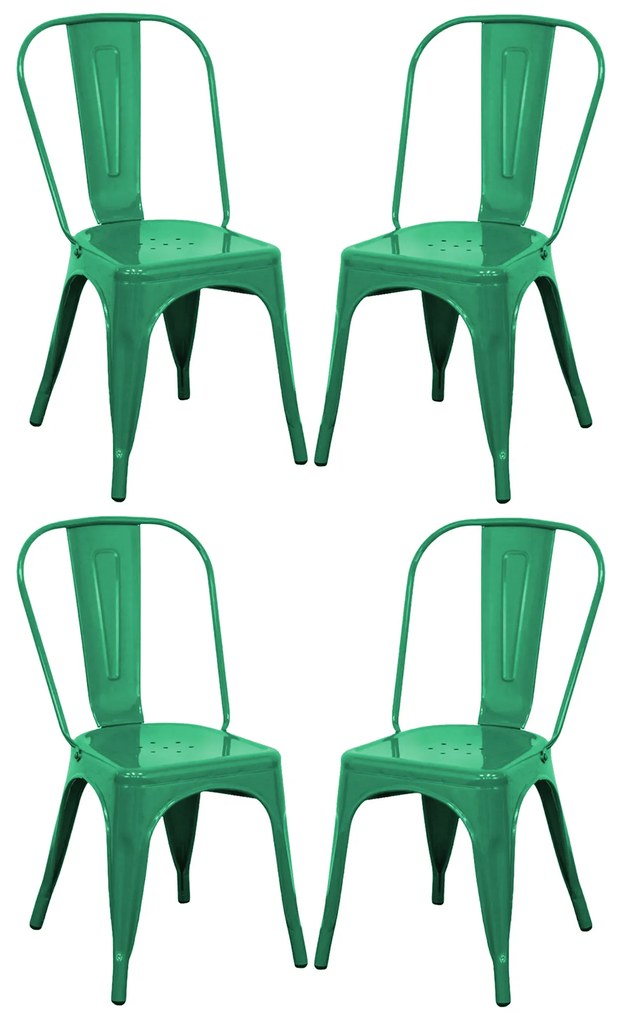 AGATHA - Set 4 sedie industrial