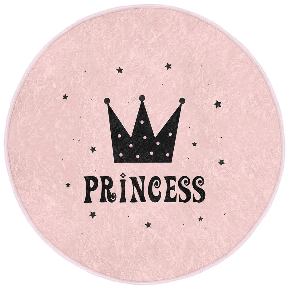 Tappeto rosa per bambini ø 120 cm Comfort - Mila Home