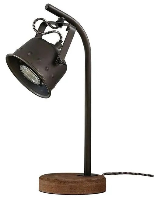 Lindby - Rubinjo Lampada da Tavolo Wood/Black Lindby