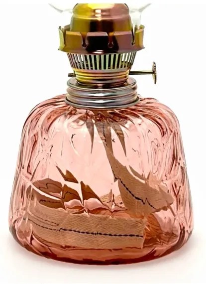 Lampada a olio  POLY 38 cm rosa