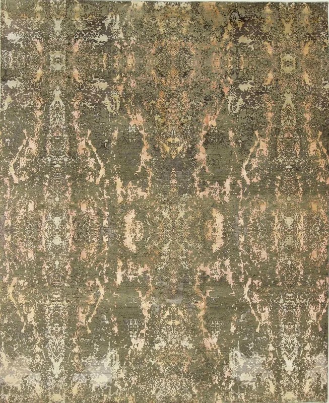 Neo Tappeto orientale 250 x 300 Verde (Indian) Annodato A Mano