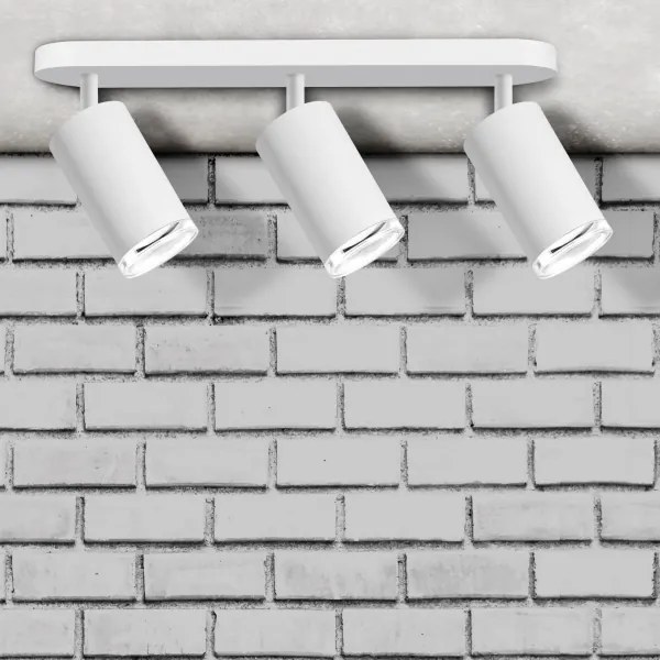 Faretto da bagno LED RGBW dimmerabile TURYN 3xGU10/6,5W/230V IP44 bianco