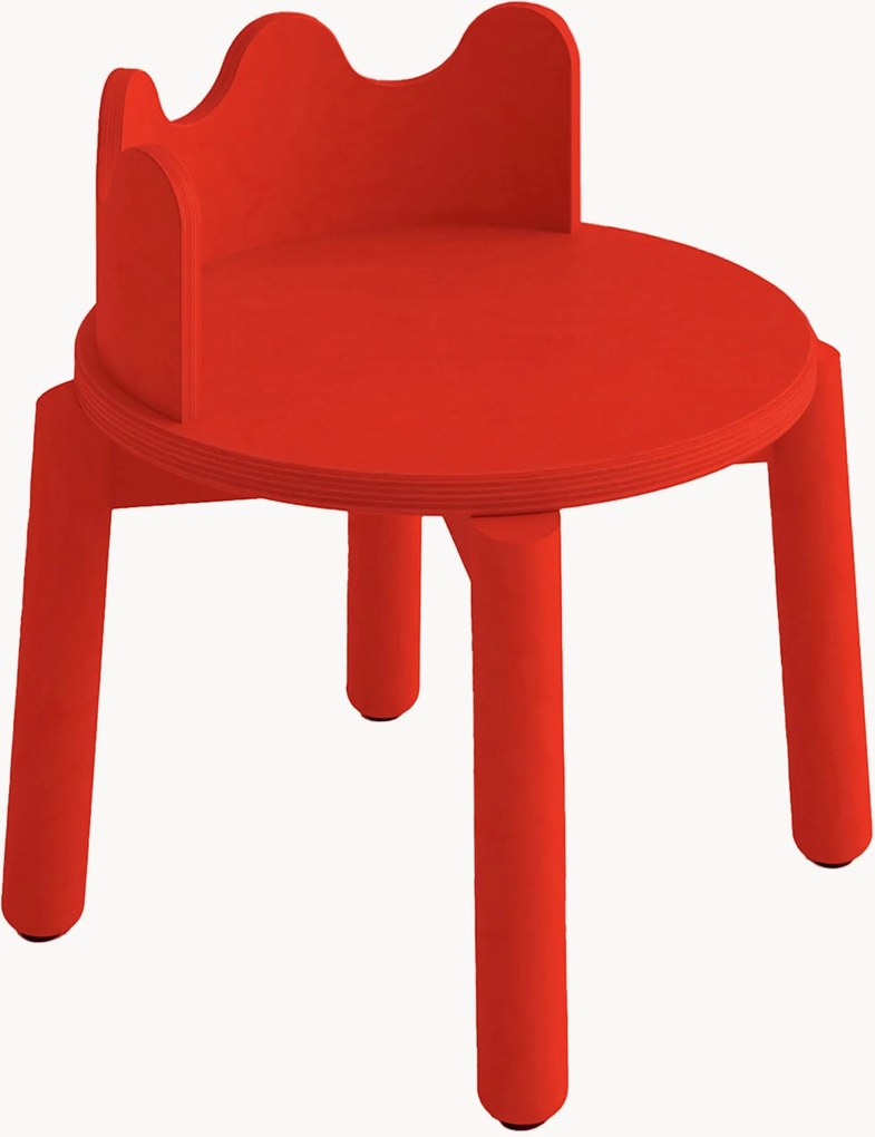 Set di 2 sedie fatte a mano per bambini Moss