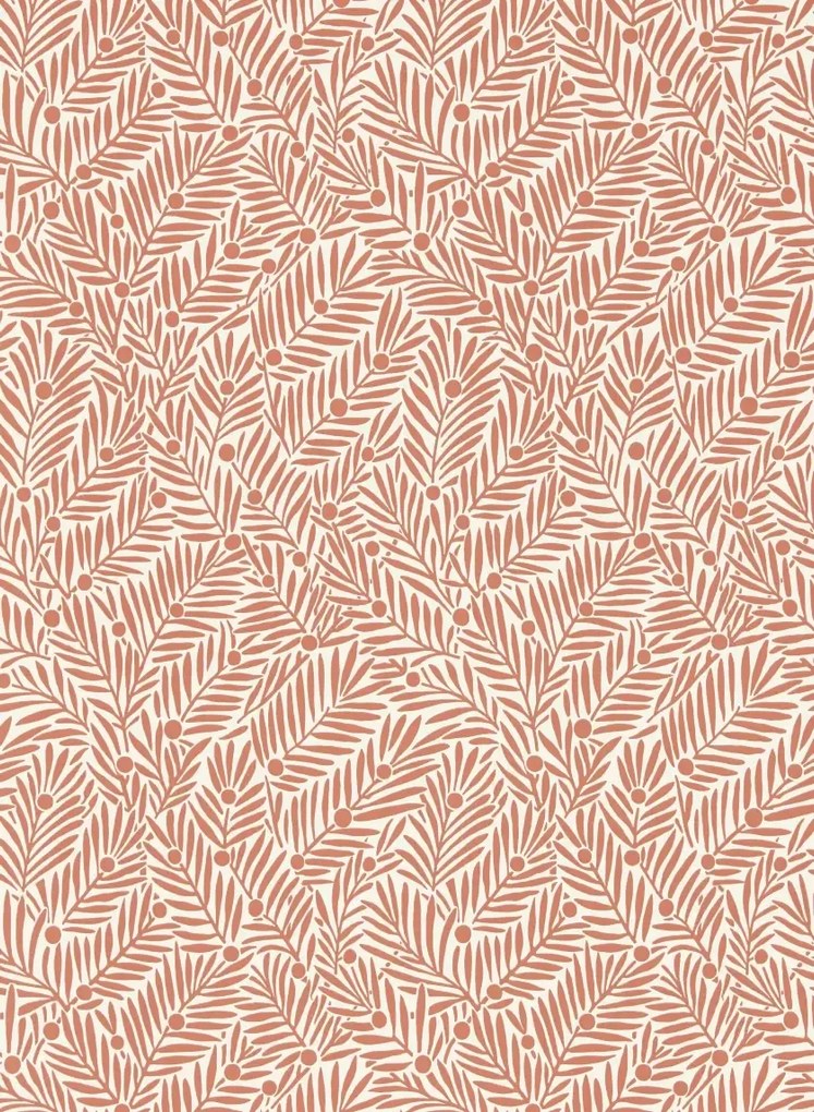 Morris & Co Tapete Yew & Aril - Watermelon
