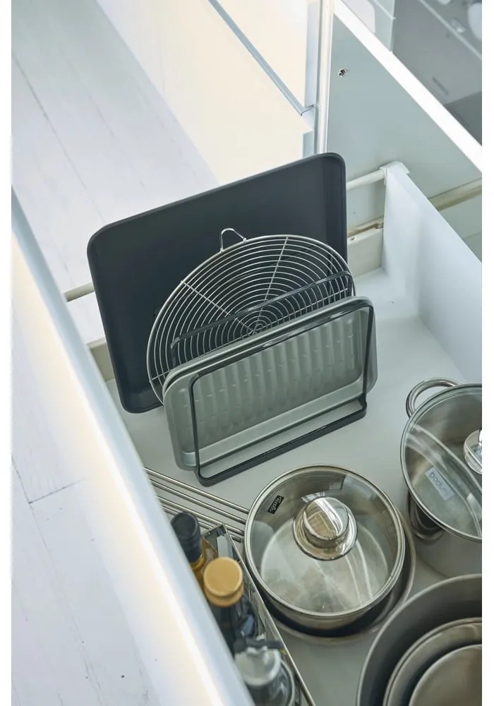 Organizzatore in metallo nero Yamazaki Tower - YAMAZAKI