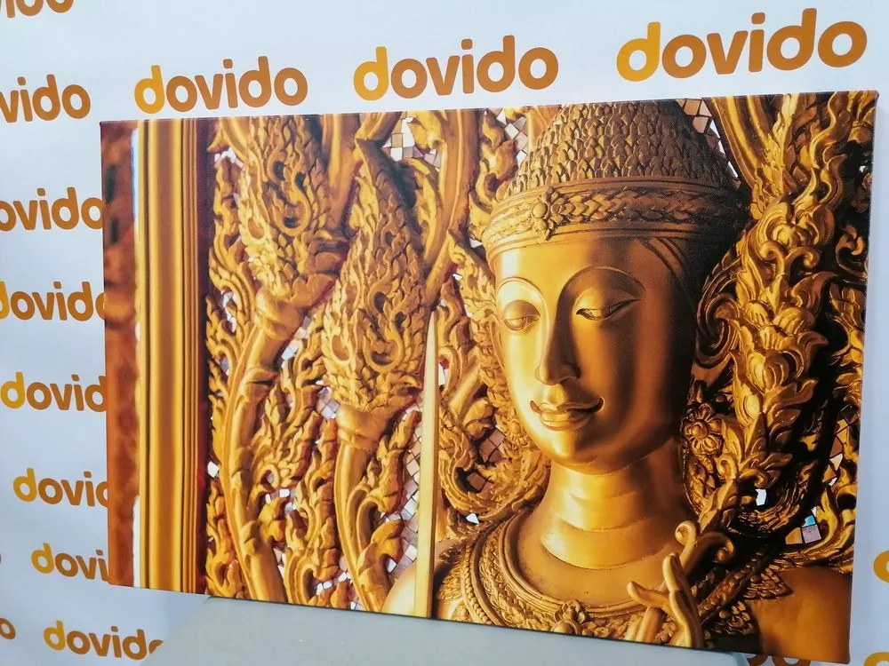 Stampa su tela – Statua di Buddha nel tempio