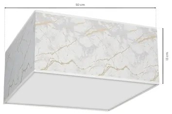 Plafoniera  SENSO 3xE27/60W/230V bianca