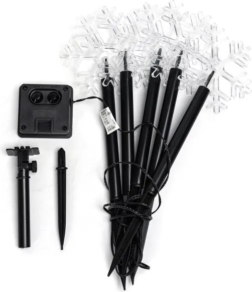 Aigostar - Luce solare di Natale LED/0,054W/1,2V 1m IP65 bianco caldo