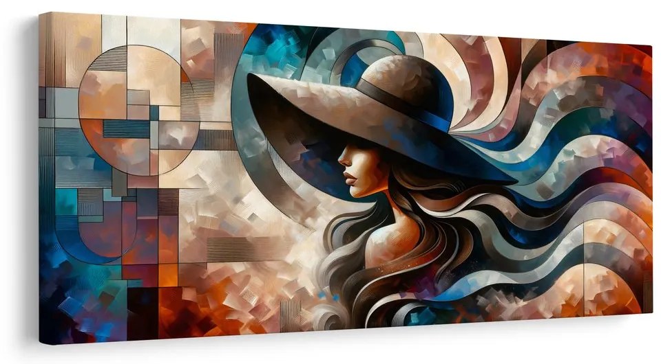 Quadro su tela – Ritratto astratto di donna