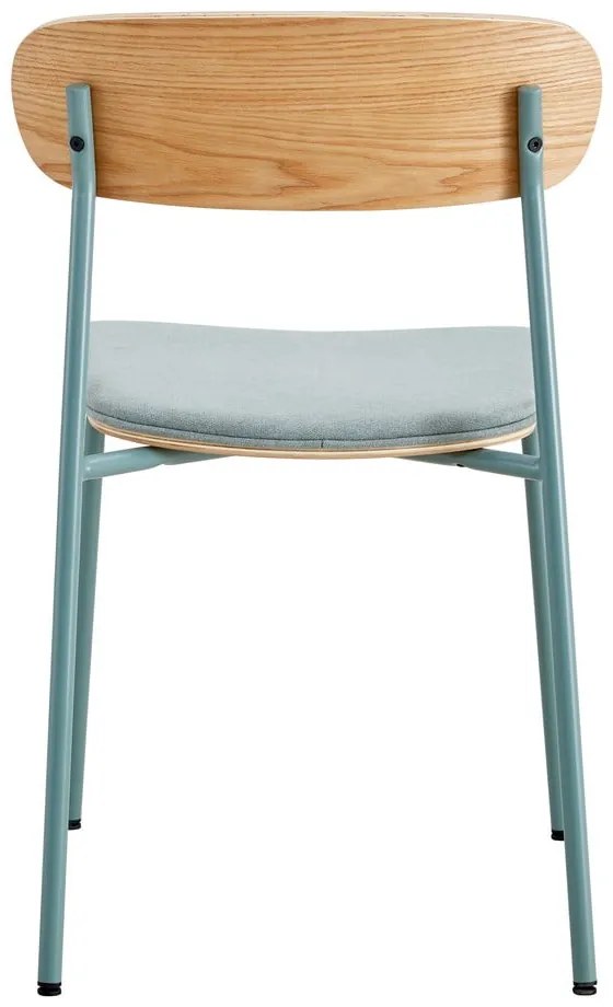 Sedie da pranzo in set verdi/di colore naturale 2 pz Adriana – Marckeric