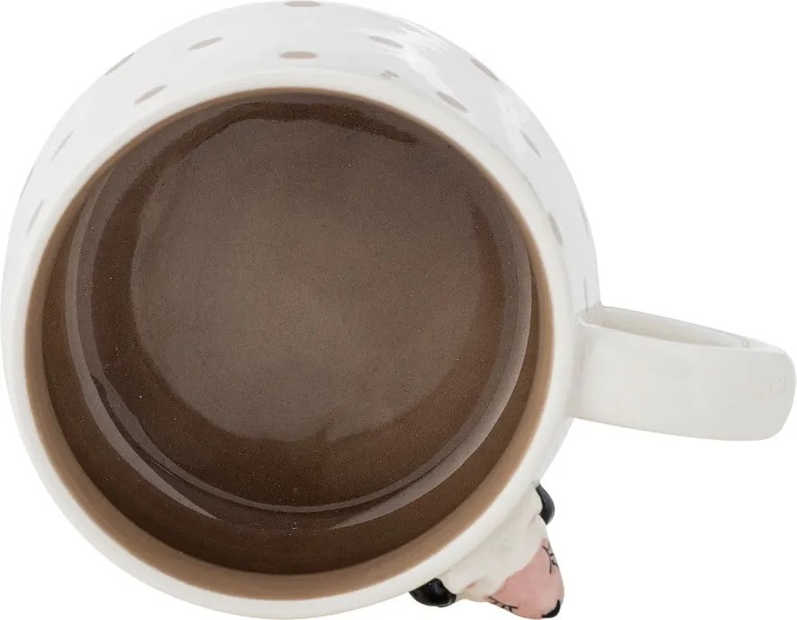 Tazza per bambini per cacao bianca in ceramica 370 ml Dolly – Bloomingville Mini