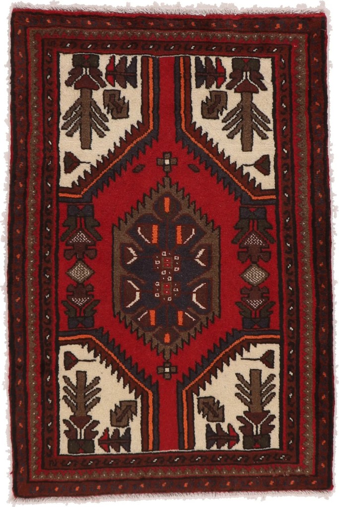 Hamedan Tappeto 80 x 120 (Iran) Annodato A Mano