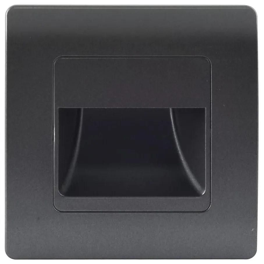 Emithor 70438 - Illuminazione LED scale STEP LIGHT LED/1W/230V 4000K nero