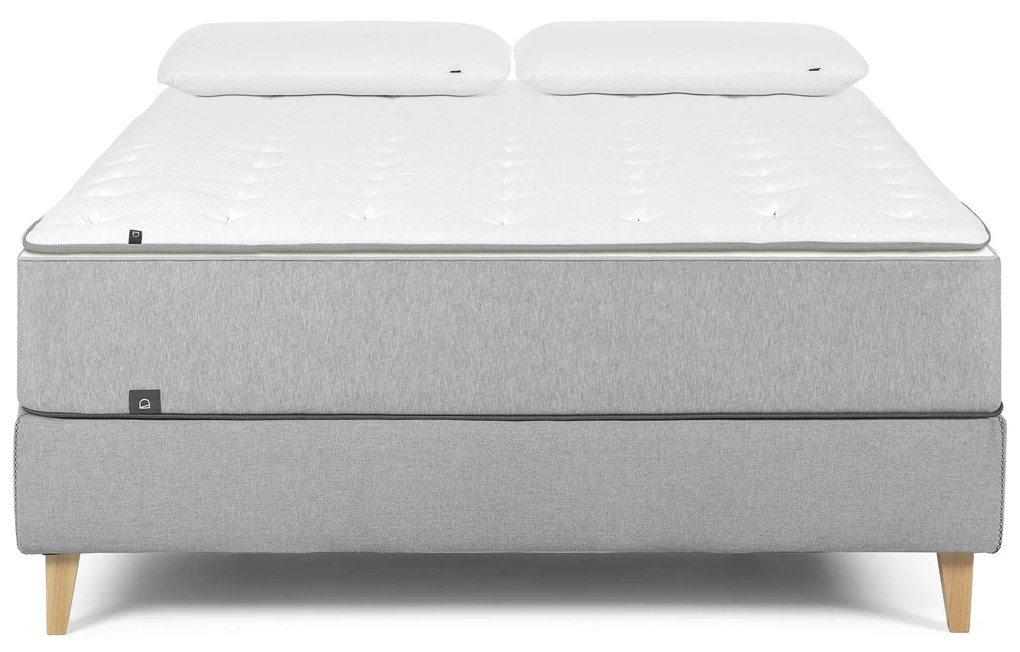Kave Home - Base letto alta Nikos 90 x 190 cm grigio