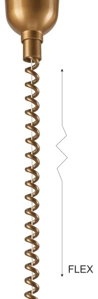 Lampadario a scomparsa CHIARA 1xE27/60W/230V marrone/rovere