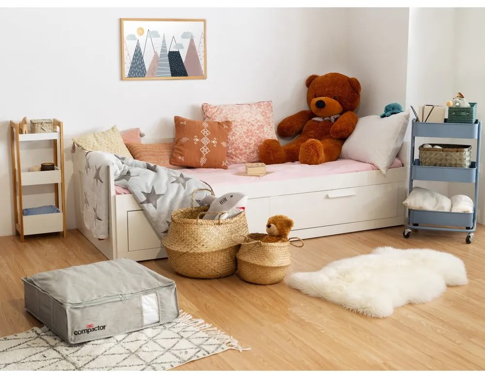 Cesto portaoggetti in seagrass chiaro , ⌀ 36 cm - Compactor