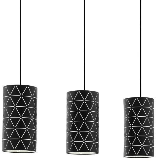 Eglo 98353 - Lampadario a sospensione con filo RAMON 3xE27/40W/230V
