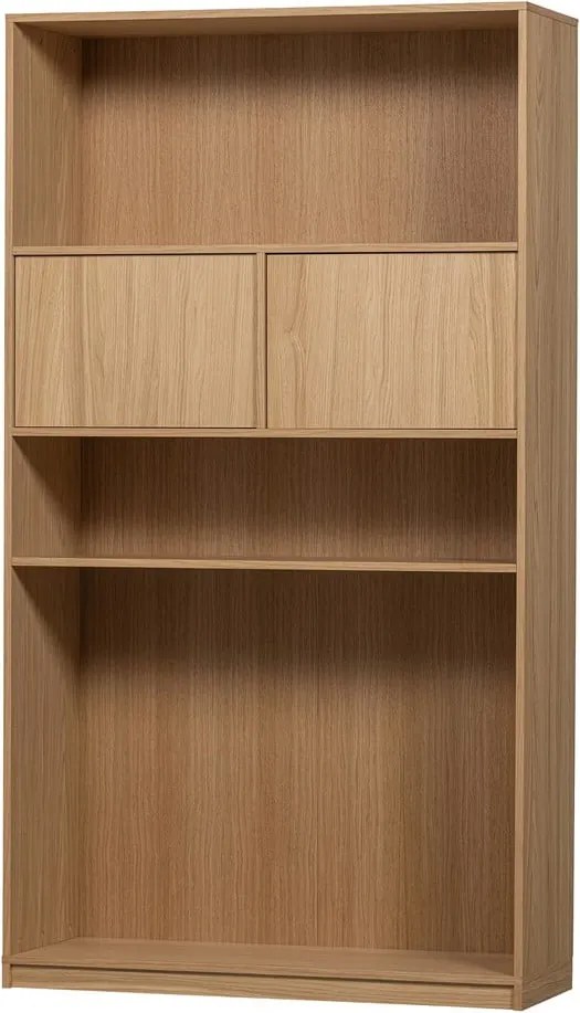 Parete attrezzata modulare in rovere naturale 264x243 cm Modulair - vtwonen