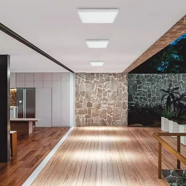 Immax NEO 07277L -Lampada LED dimmerabile da bagno FRAME 50W/230V IP44 Wi-Fi Tuya+RC