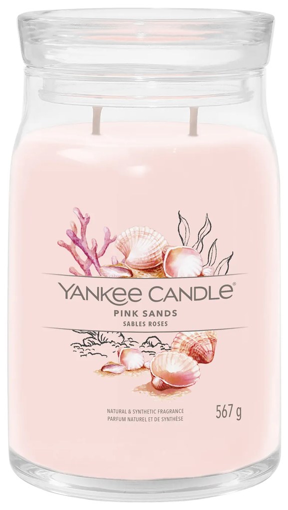 Pink Sands, candela in giara grande Yankee Candle