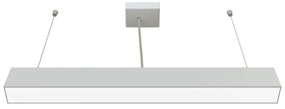 APLED - Lampadario LED su corda LOOK LED/23W/230V 4000K 60 cm argento