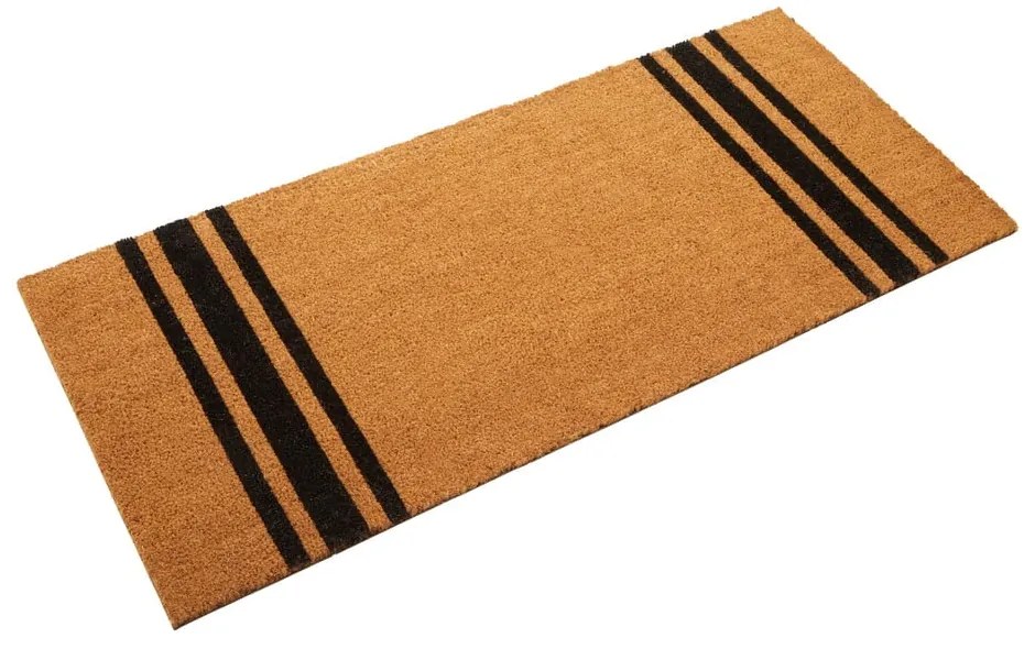 Stuoia di cocco 55x125 cm Black Stripe - Premier Housewares