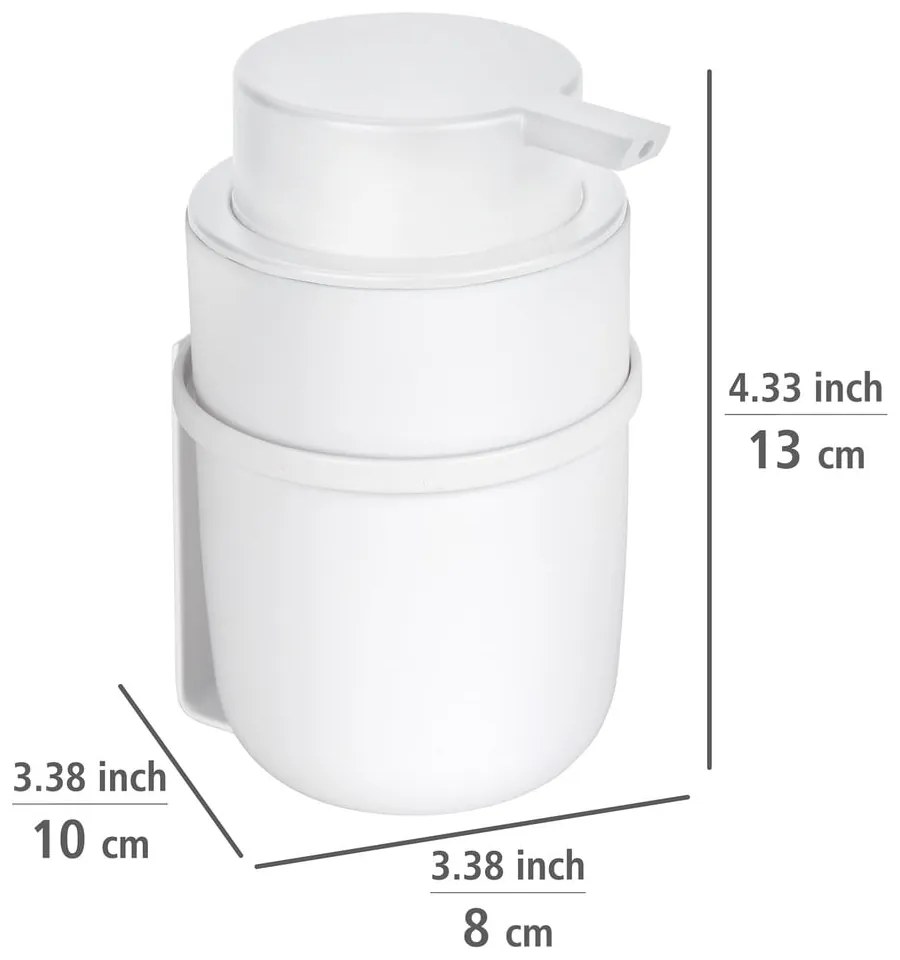 Dispenser di sapone in plastica autoportante bianco da 0,25 l Carpino - Wenko