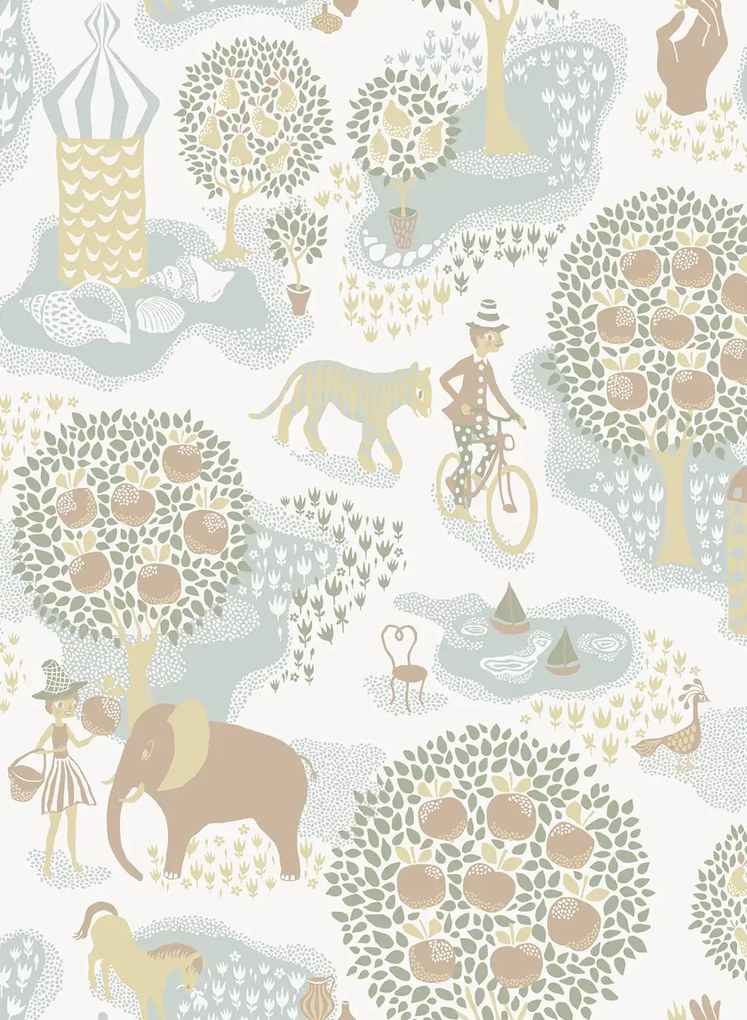 Littlephant Tapete Jardin de la Vie - Multi