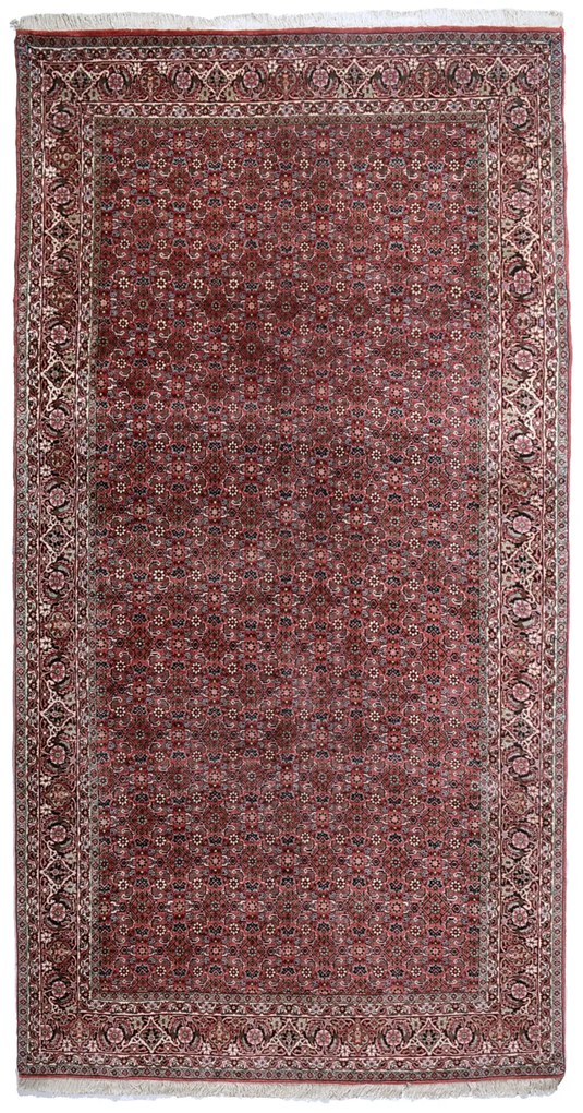 Bidjar Tappeto persiano 150x290 Rosso (Iran) Annodato A Mano