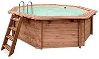 Piscina in legno fuori terra JARDIN 434 Liner sabbia